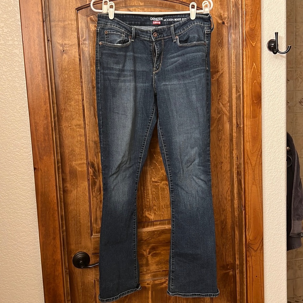 Women’s Levi’s Denizen Modern Boot Cut Stretch Jeans Size 12M
